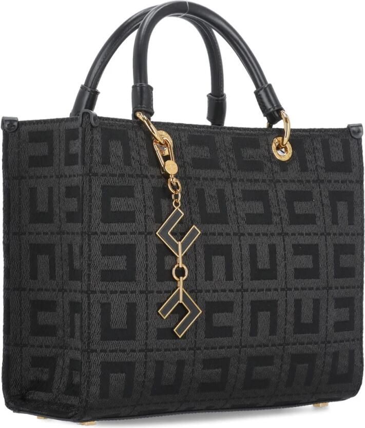 Elisabetta Franchi Handtassen in lederen stijl Bs59A47E2-110 Black Dames - Foto 3