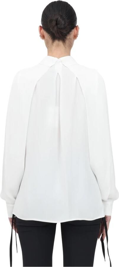 Elisabetta Franchi Verfijnde Ivoor Lange Mouwen Shirt White Dames - Foto 4