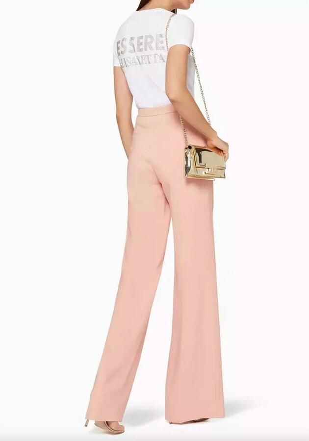 Elisabetta Franchi Witte Tops T-Shirt -> Witte Tops en T-Shirt White Dames - Foto 5