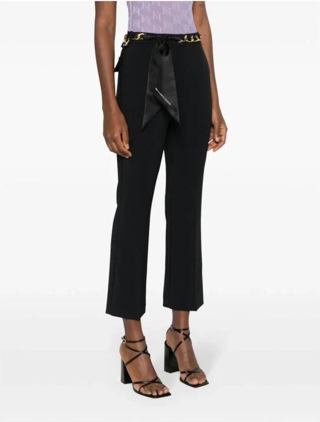 Elisabetta Franchi Zwarte Broek Black Dames - Foto 4