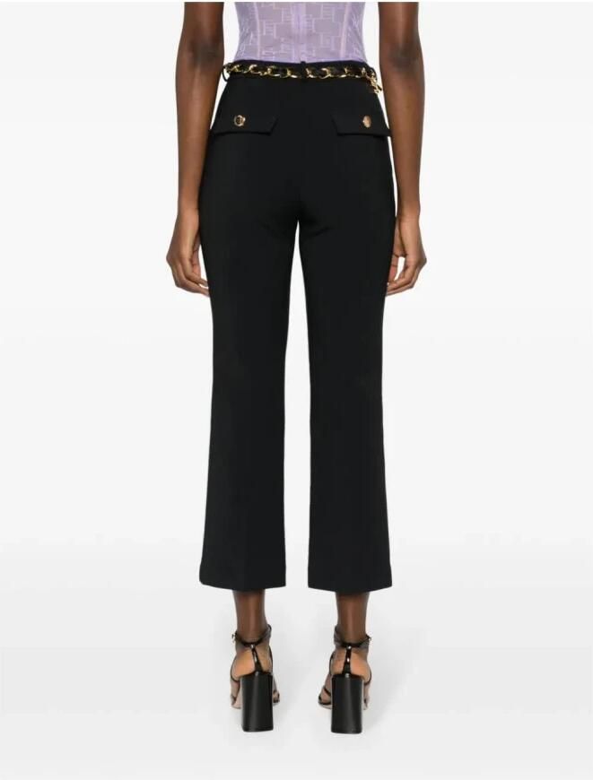 Elisabetta Franchi Zwarte Broek Black Dames - Foto 5