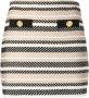 Elisabetta Franchi "Gebreide Mini Rok" Beige Dames - Thumbnail 1