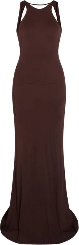 Elisabetta Franchi Gelegenheidsjurk Bruin Dames