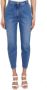 Elisabetta Franchi Hoge taille jeans met Amerikaanse zakken Blauw Dames - Thumbnail 1