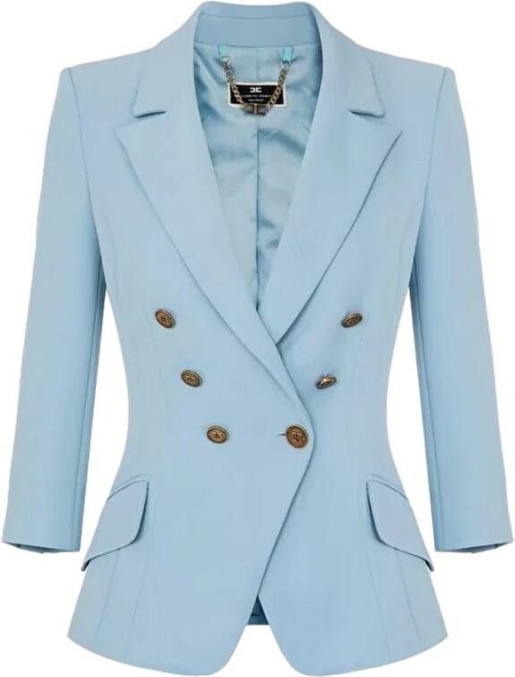 Elisabetta Franchi Jackets Blauw Dames
