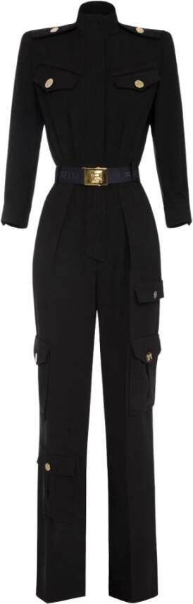 Elisabetta Franchi Jumpsuits Zwart Dames