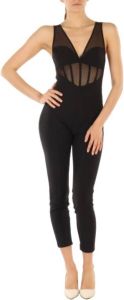 Elisabetta Franchi Jumpsuits Zwart Dames