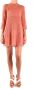 Elisabetta Franchi Koraal Dagjurk Roze Dames - Thumbnail 1