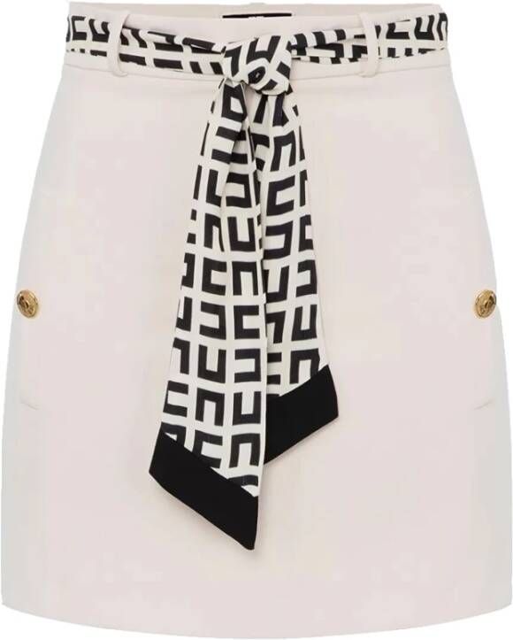 Elisabetta Franchi Korte rok Beige Dames