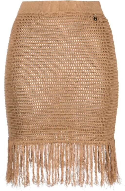 Elisabetta Franchi Korte rok Beige Dames