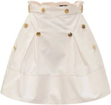 Elisabetta Franchi "Korte Rok" Beige Dames