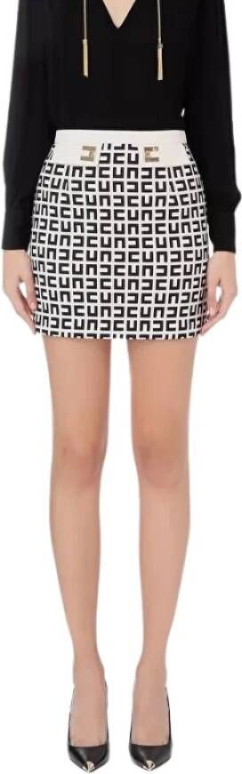 Elisabetta Franchi Korte rok Zwart Dames