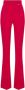 Elisabetta Franchi Flared Damesbroek in effen kleur Pink Dames - Thumbnail 3