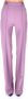 Elisabetta Franchi Logo Front Broek Purple Dames - Thumbnail 1
