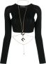 Elisabetta Franchi Long Sleeve Tops Zwart Dames - Thumbnail 1