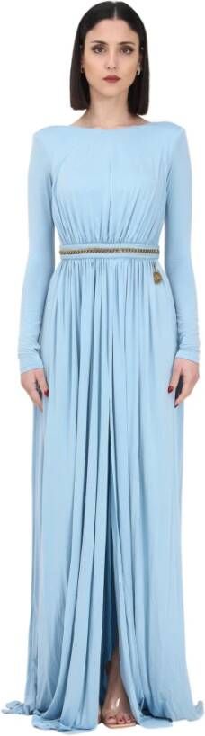 Elisabetta Franchi Maxi Dresses Blauw Dames