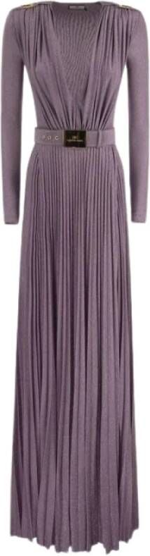 Elisabetta Franchi Maxi Dresses Purple Dames