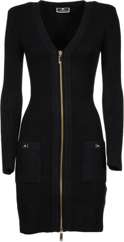 Elisabetta Franchi Short Dresses Zwart Dames