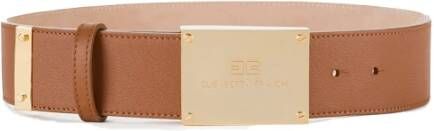 Elisabetta Franchi "Moderne Riem" Beige Dames