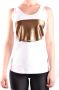 Elisabetta Franchi Mouwloze Top White Dames - Thumbnail 1