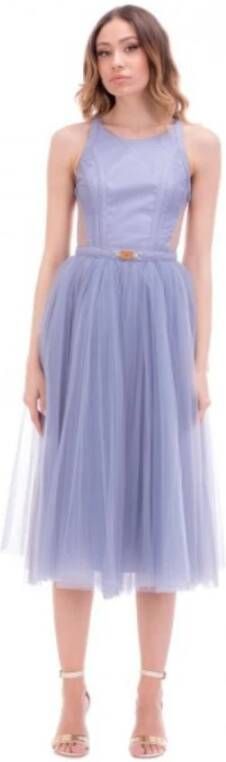 Elisabetta Franchi Occasion Dresses Purple Dames
