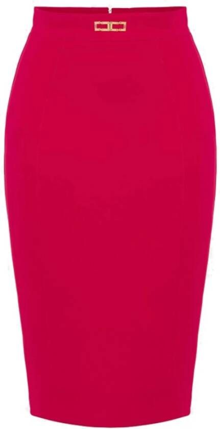 Elisabetta Franchi Pencil Skirts Roze Dames