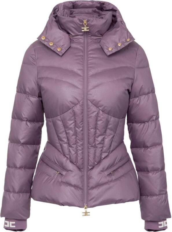 Elisabetta Franchi Stijlvolle Pi59H36E2 Bi3* Jassen Purple Dames