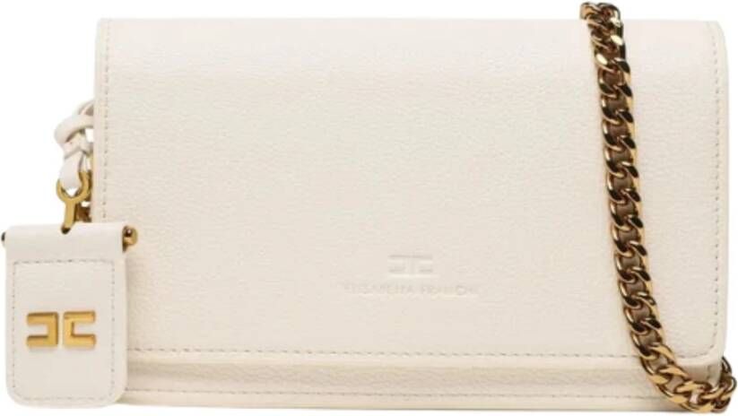 Elisabetta Franchi Luxe Eco-Leren Clutch Roze Dames