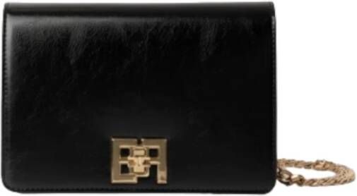 Elisabetta Franchi Zwarte Damesportemonnee Zwart Dames
