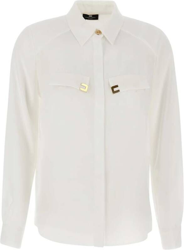 Elisabetta Franchi Shirts Wit Dames