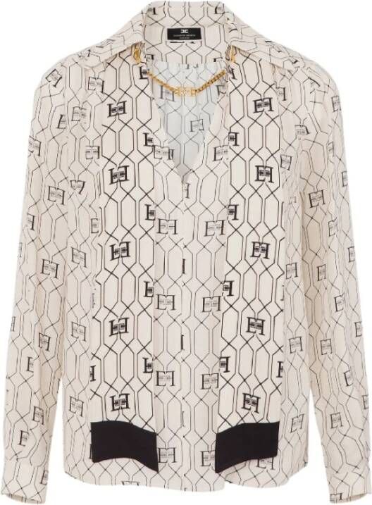Elisabetta Franchi Shirts Wit Dames