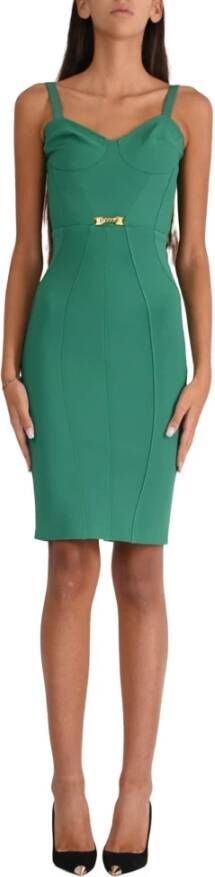 Elisabetta Franchi Dag korte jurk Groen Dames