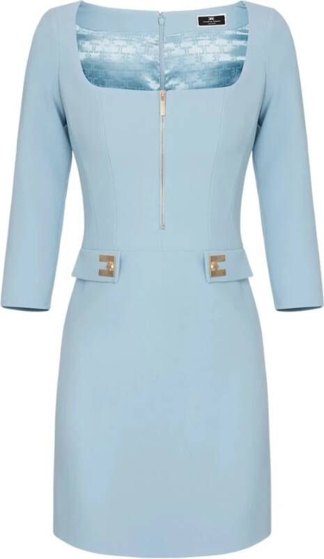 Elisabetta Franchi Dag korte jurk Blauw Dames