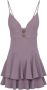 Elisabetta Franchi Short Dresses Purple Dames - Thumbnail 1