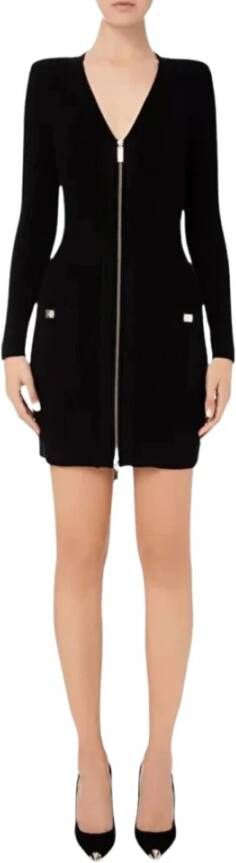 Elisabetta Franchi Short Dresses Zwart Dames