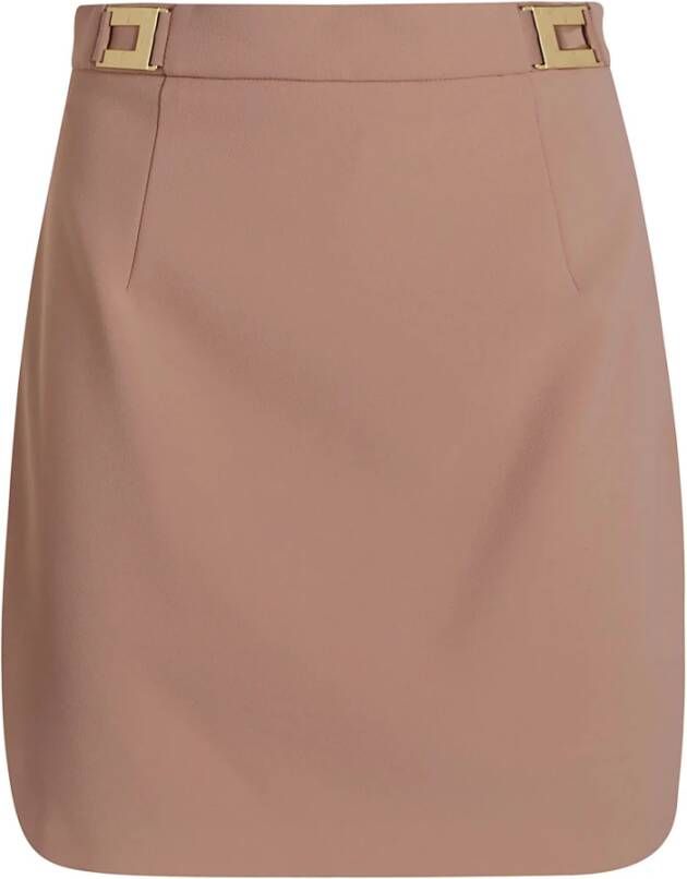 Elisabetta Franchi Short Skirts Beige Dames