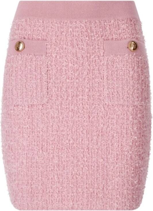 Elisabetta Franchi Short Skirts Roze Dames