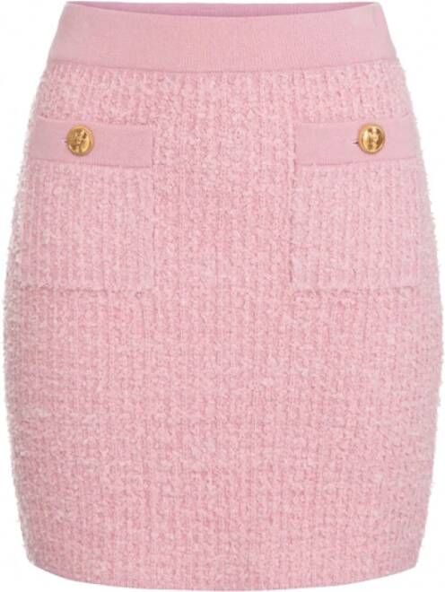 Elisabetta Franchi Short Skirts Roze Dames