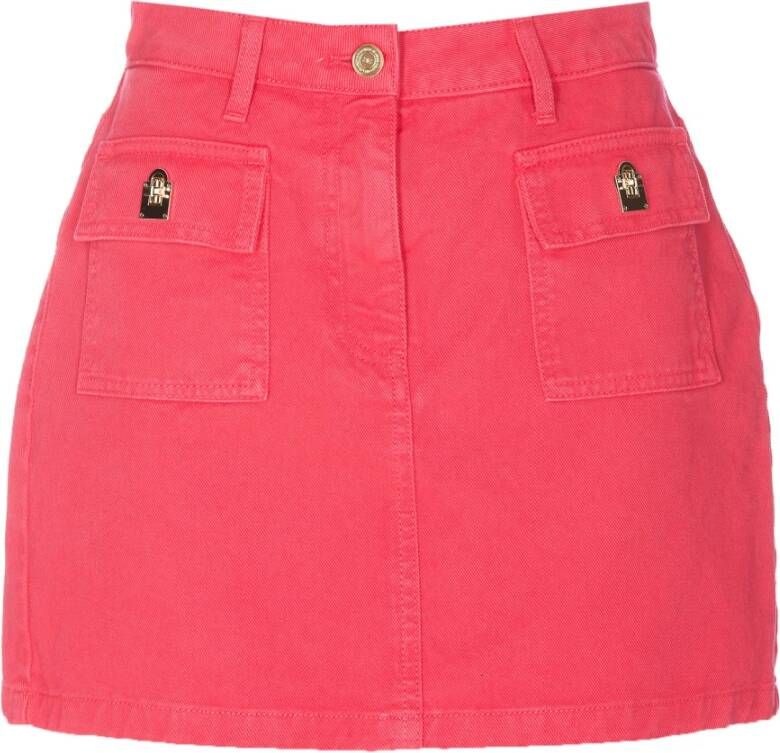 Elisabetta Franchi Short Skirts Roze Dames