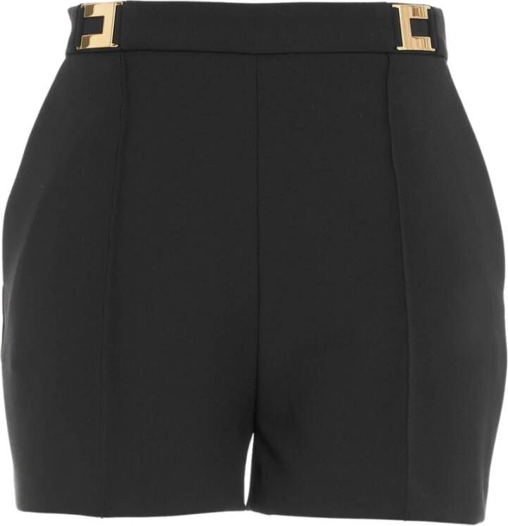 Elisabetta Franchi Shorts Zwart Dames