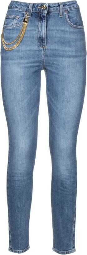 Elisabetta Franchi Skinny jeans Blauw Dames
