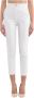 Elisabetta Franchi Slim-Fit Broek White Dames - Thumbnail 1