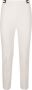 Elisabetta Franchi Slim-Fit Monogram Broeken voor Dames Yellow Dames - Thumbnail 1