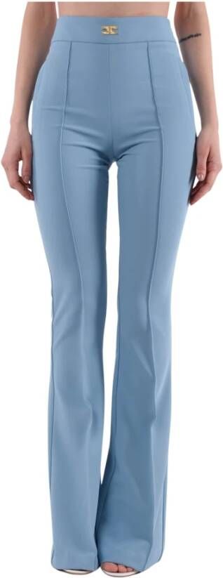 Elisabetta Franchi Slim-fit Trousers Blauw Dames
