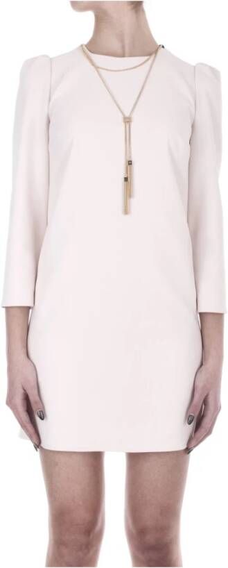 Elisabetta Franchi "Stijlvolle Jurken voor Vrouwen" Beige Dames