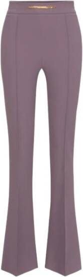 Elisabetta Franchi Suit Trousers Purple Dames