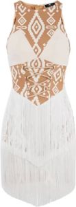 Elisabetta Franchi Summer Dresses Wit Dames