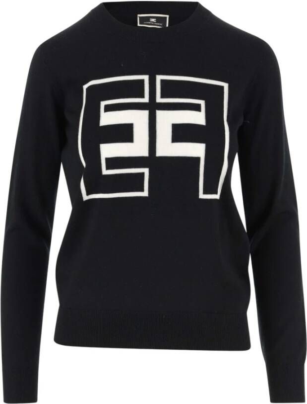 Elisabetta Franchi Sweatshirts & Hoodies Zwart Dames