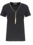 Elisabetta Franchi Zwarte Katoenen Tops voor Casual Gelegenheden Zwart Dames - Thumbnail 6
