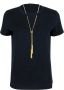 Elisabetta Franchi Zwarte Katoenen Tops voor Casual Gelegenheden Zwart Dames - Thumbnail 1